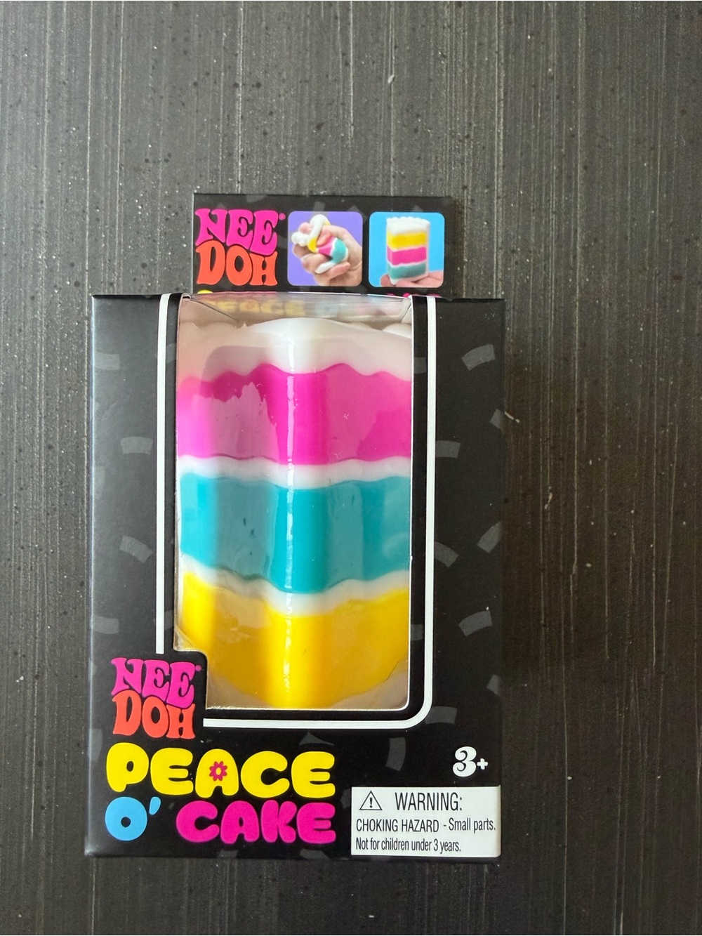 NeeDoh Peace O' Cake Squishy